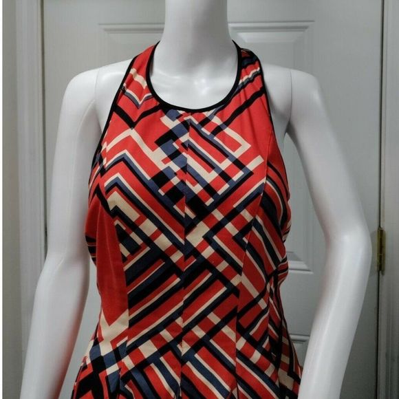 Jessica Simpson Open back Halter Pockets Swing Dress 8 / 10 - Picture 4 of 10